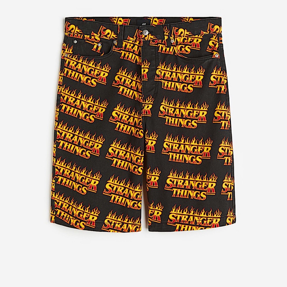 H&M Stranger Things Denim Shorts